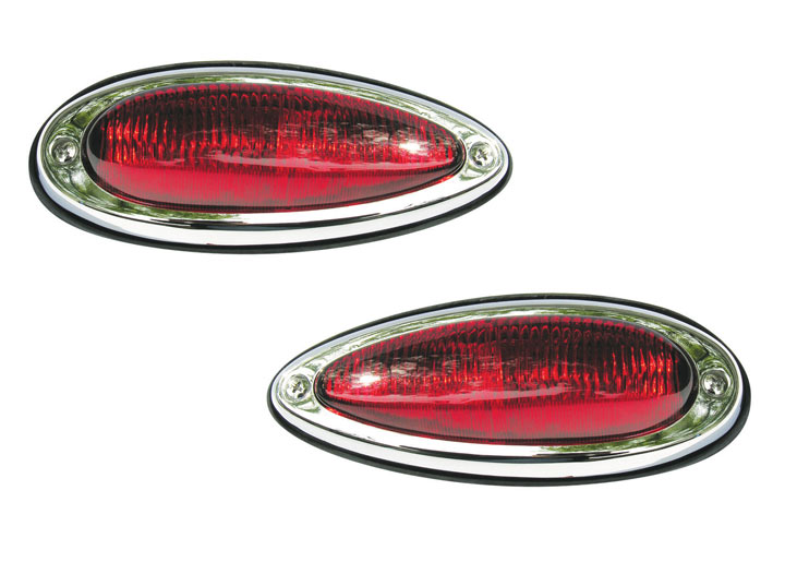 North American Left/right Tail Light Assembly Set For 356
