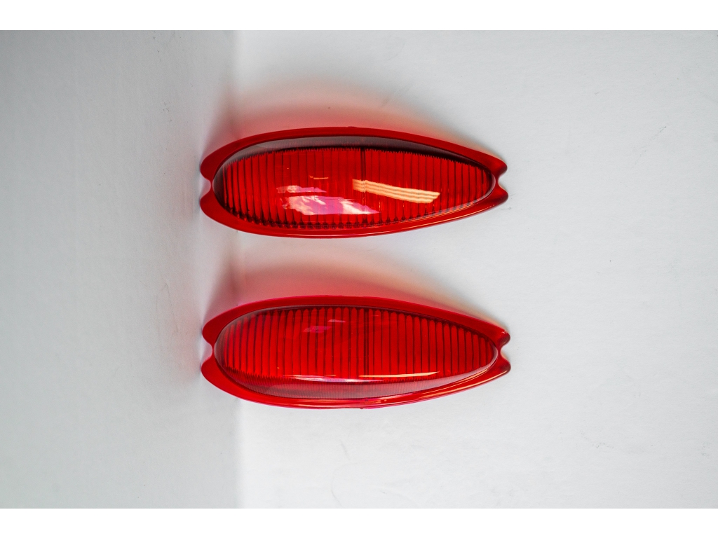 Porsche 356 Usa Red Tail Light Lens Set Of Two