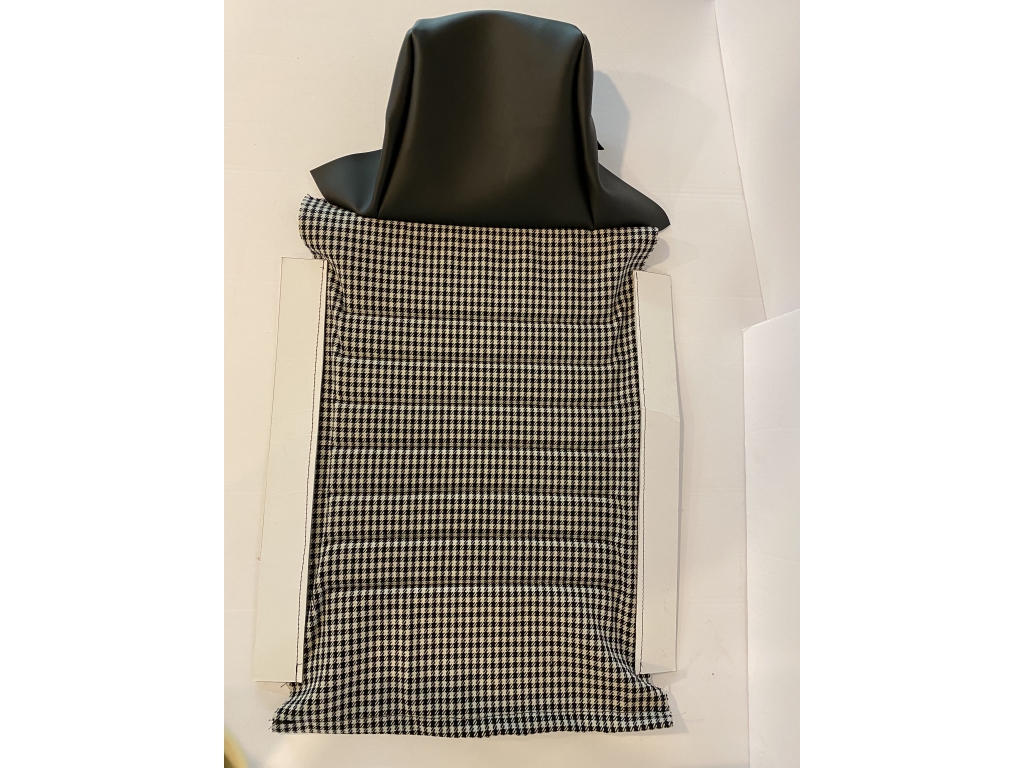 914 Seat Houndstooth Backrest Recovering Kit 72-76 (made To Ord...
