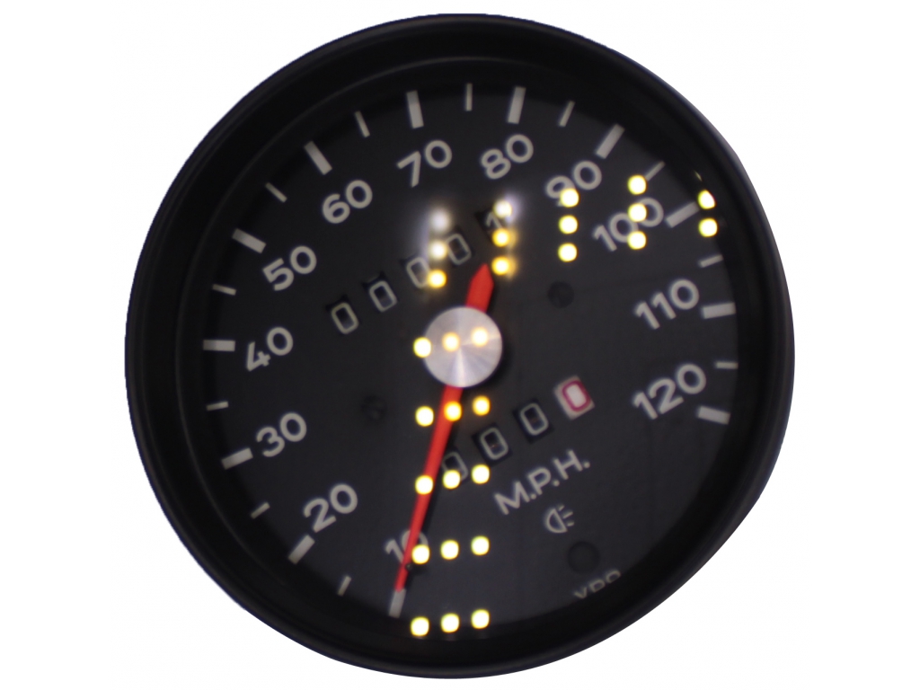 Rebuilt Speedometer Gauge; 914; 1973-early 74; 120 Mph