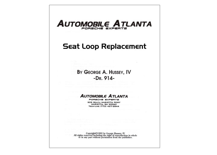 Seat Adjuster Loop Replacement Guide