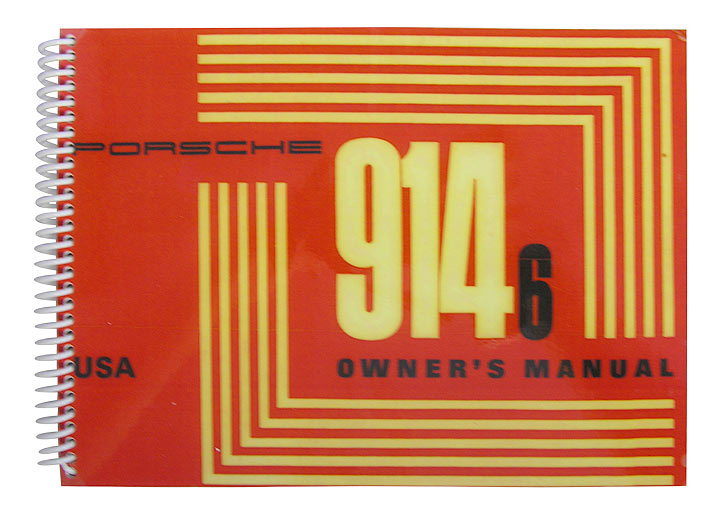 Owner's Manual 914-6 1970 Repro