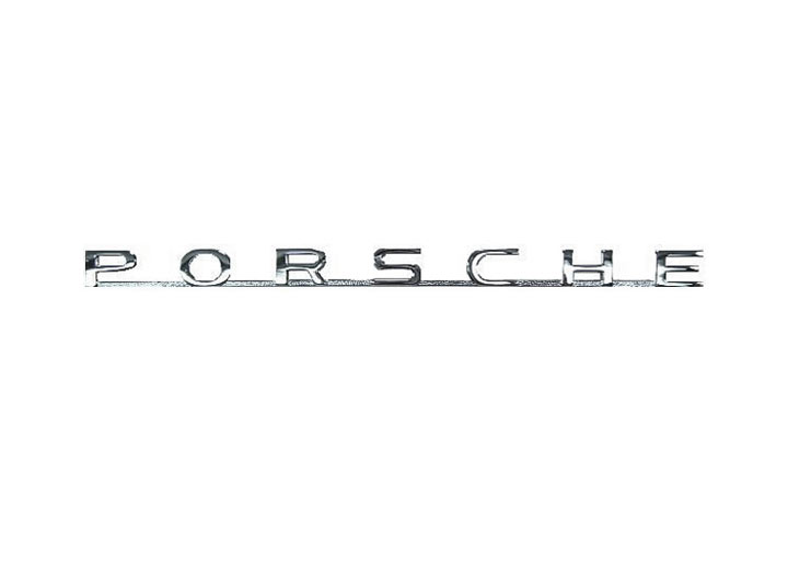 Chrome Porsche Emblem (8.5