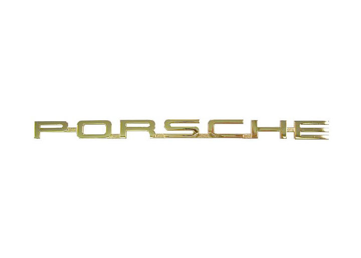 Last Available - Genuine Porsche Emblem-porsche(gold)