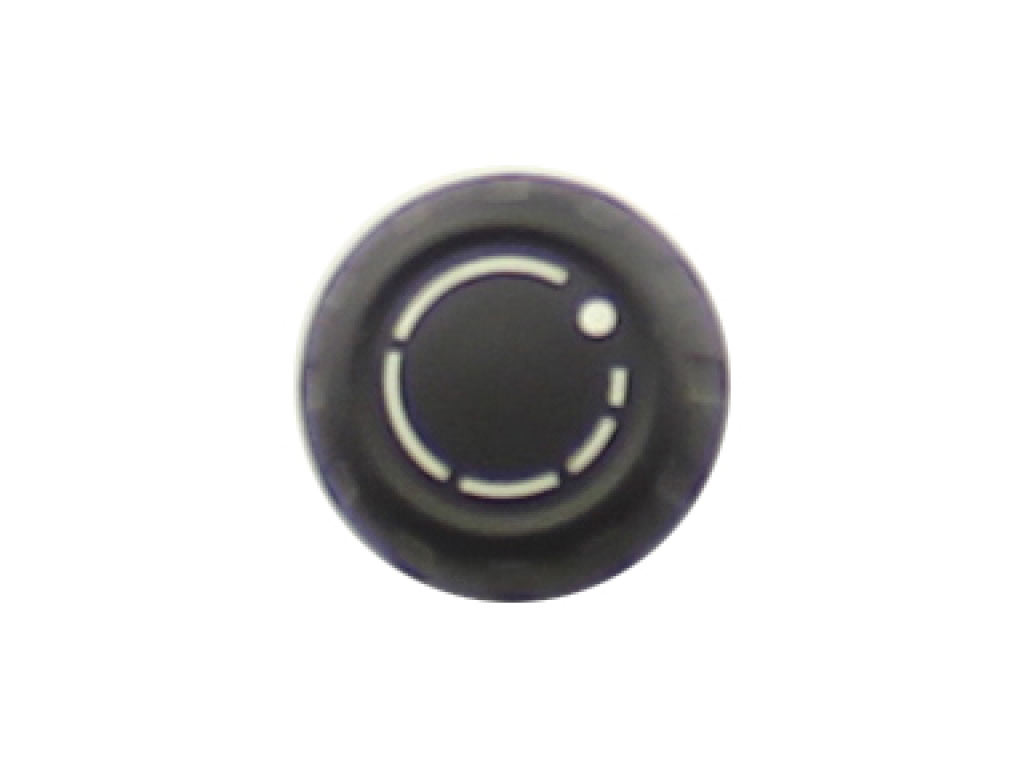 Rotary Knob - Black Mat For Control Part