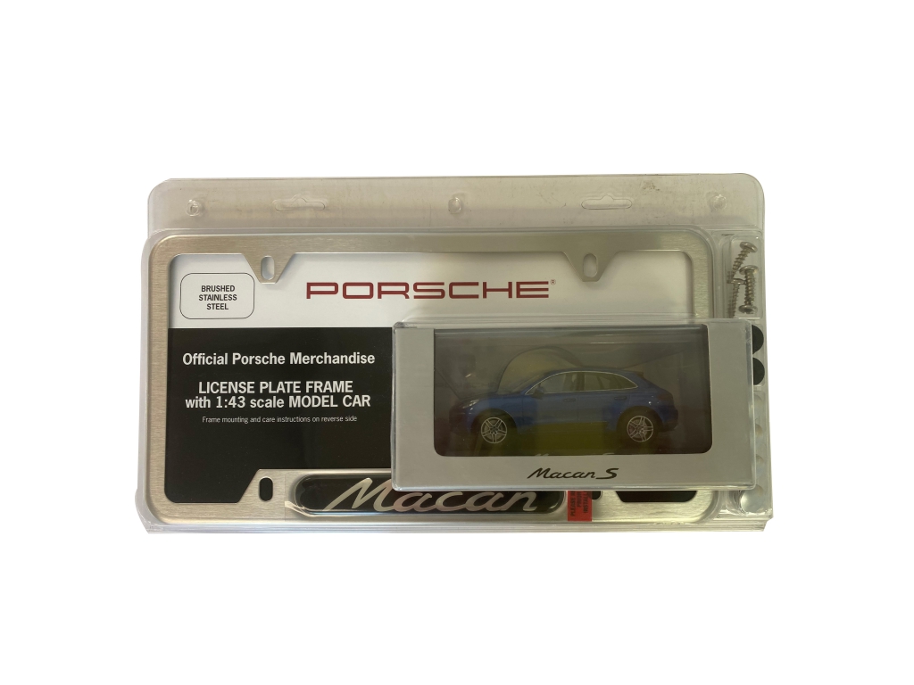 Macan License  Plate & Model Car