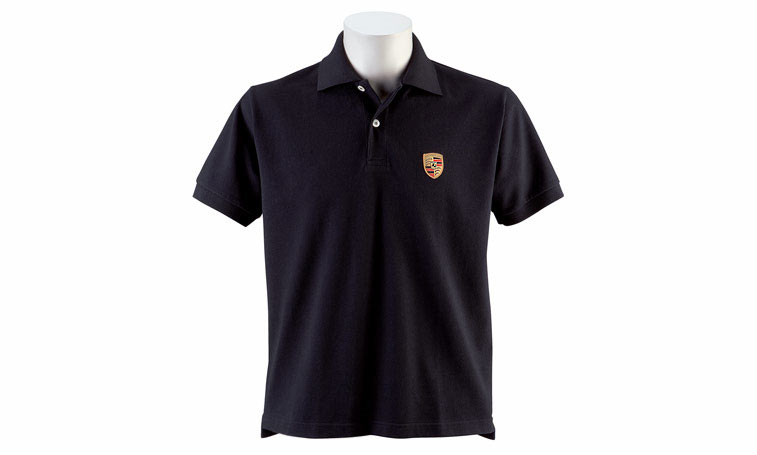 Discontinued - Polo Shirt Crest Black - Size Xl