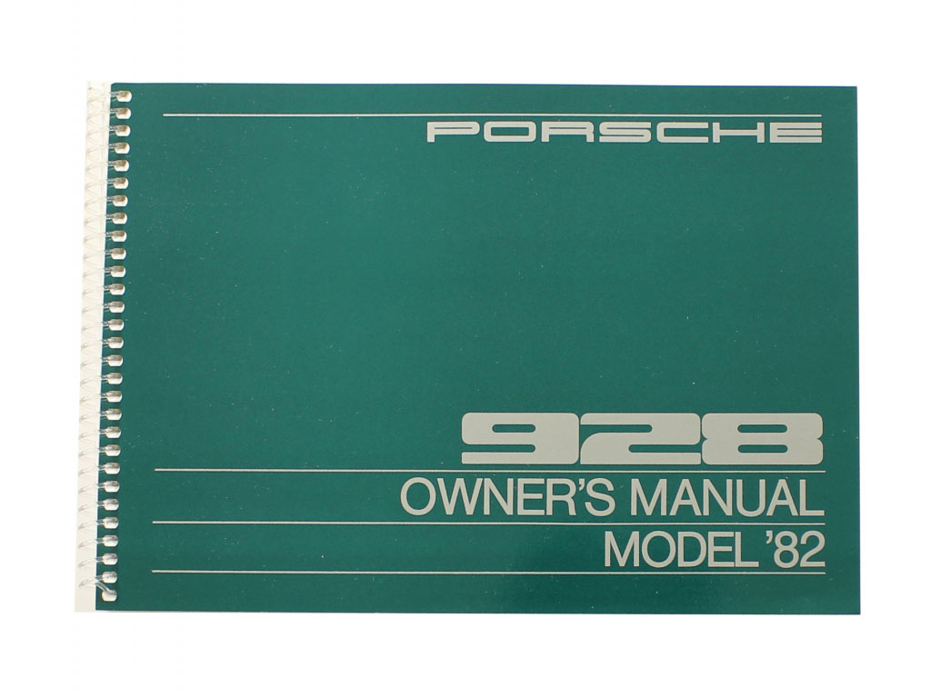 Owner Man. 928 1982