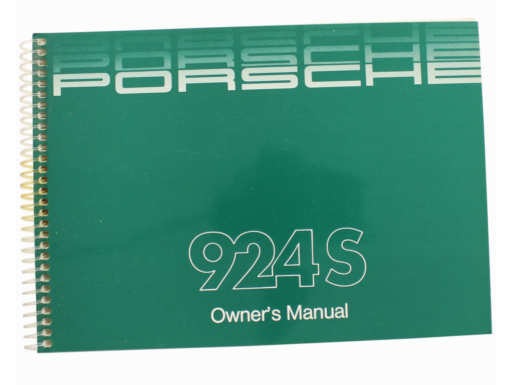 Owner Manual 924s 1988