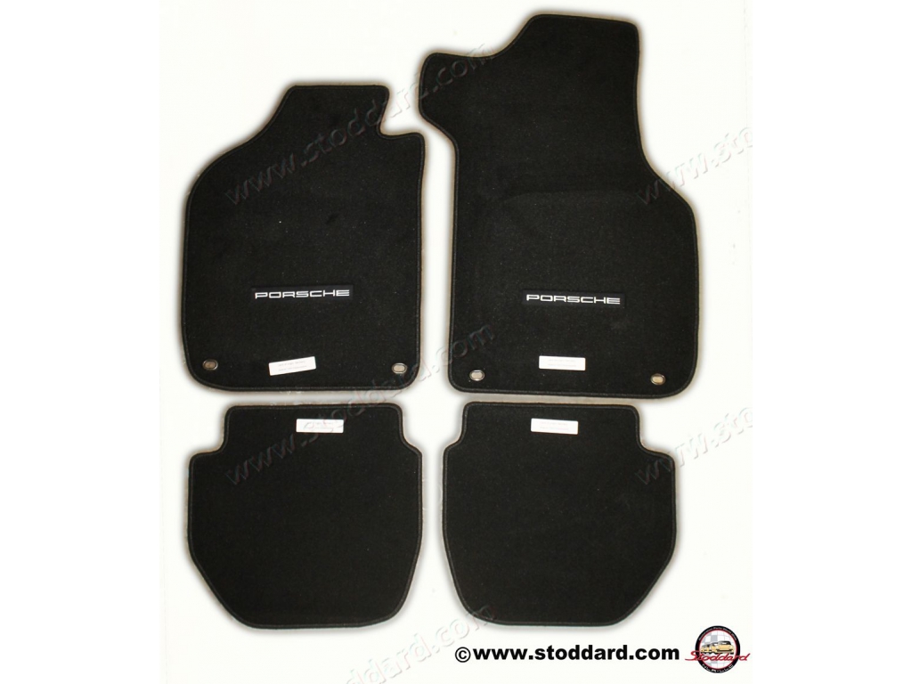 Floor Mats (set Of Four), Black, For Lhd 911 Targa And Cabriole...