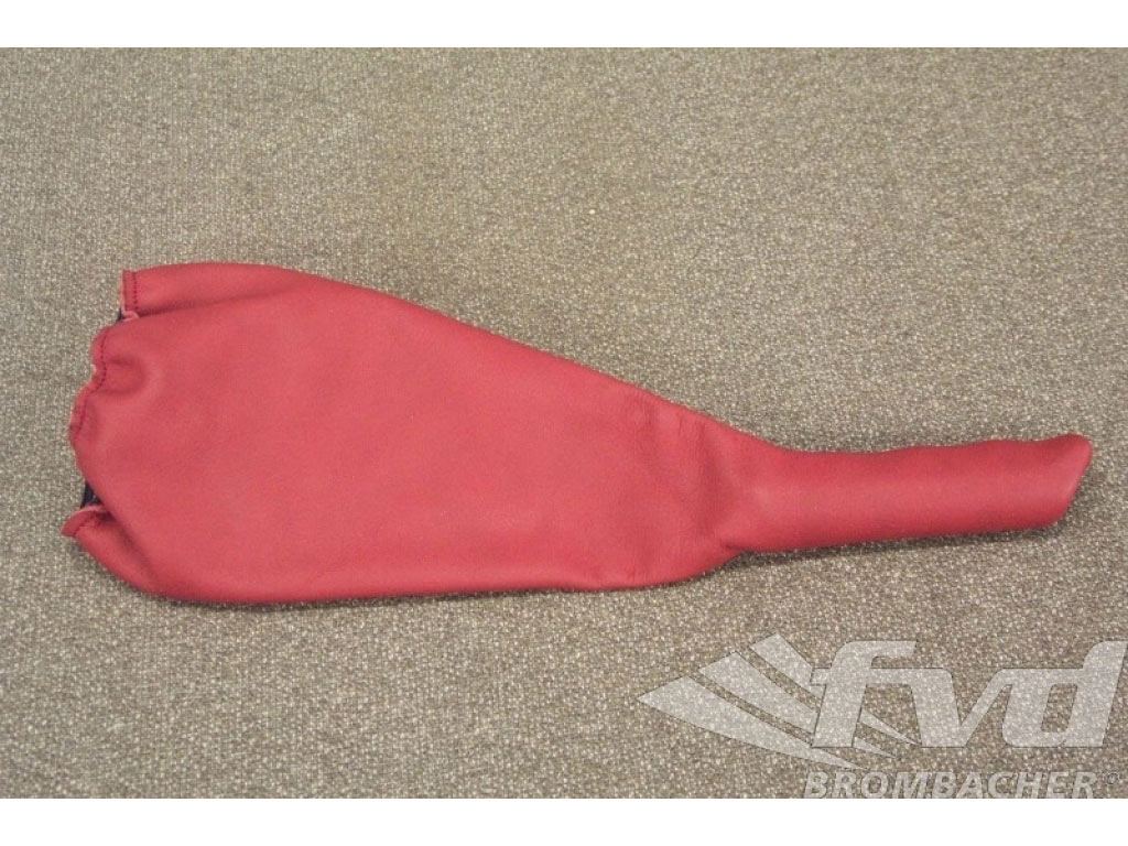Handbrake Boot 911 / 930 1976-89 - Leather - Guards Red - For A...