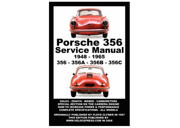 Porsche 356 Owners Workshop Manual 1948-1965, Book