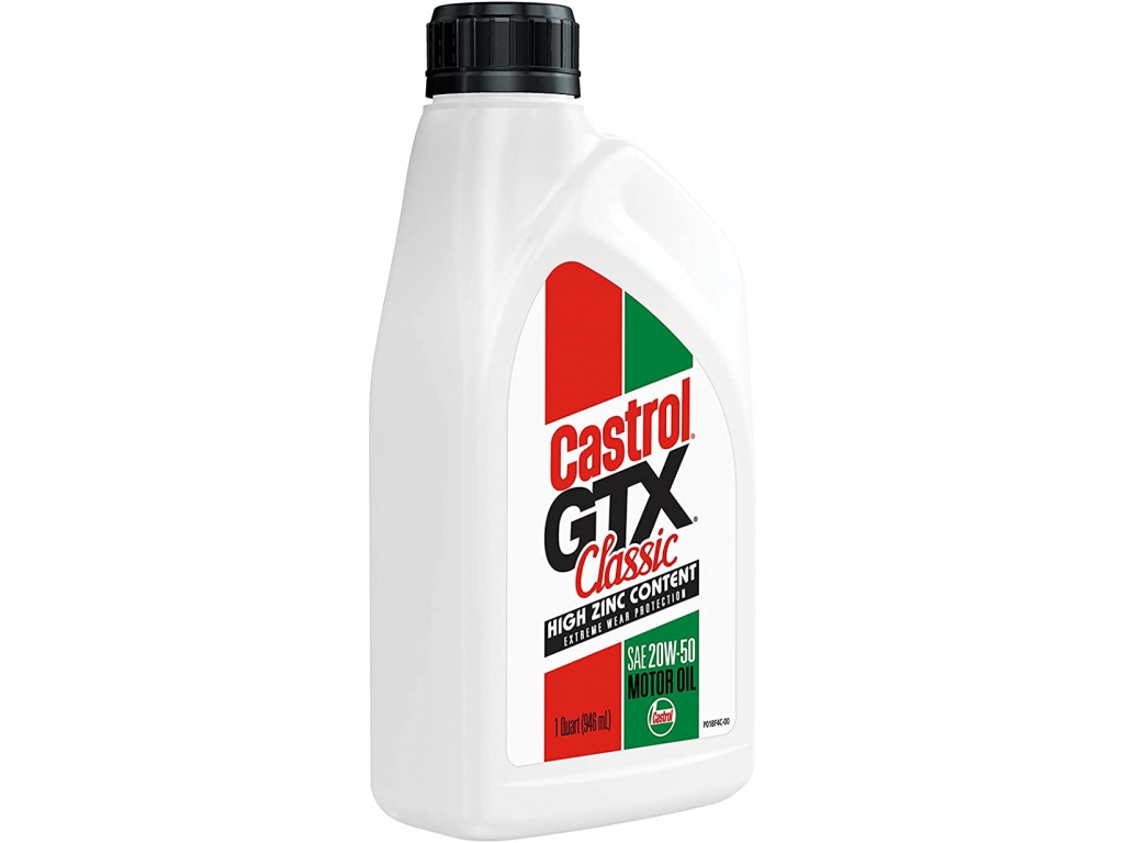 Castrol Gtx Classic - 20w-50 Conventional Oil - 1 Qt. - High Zinc
