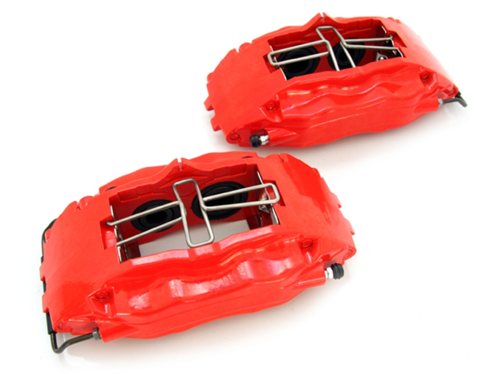 Brake Caliper Set Of 2 - Front - Big Red Style - Aftermarket - ...