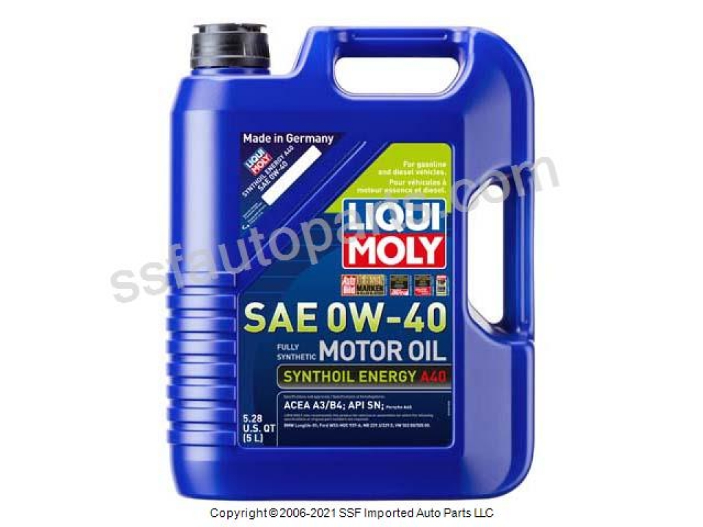 Liqui Moly 0w-40 Synthetic 5l