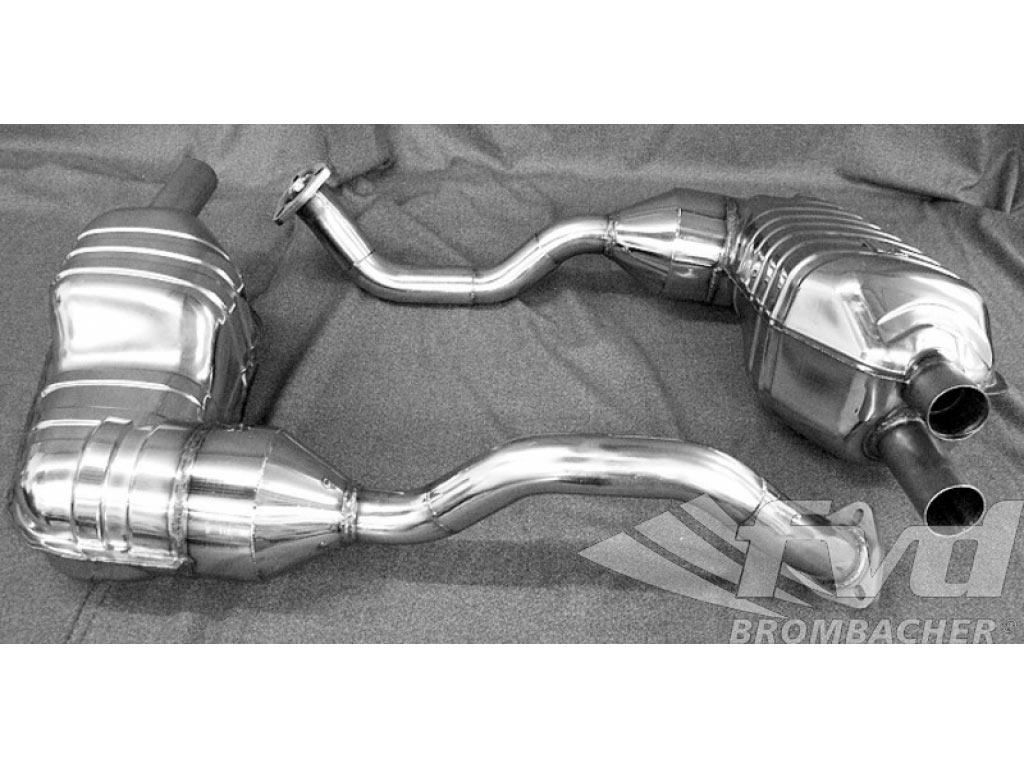Boxster/cayman Export Sport Muffler (with 200 Cell Catalytics) ...