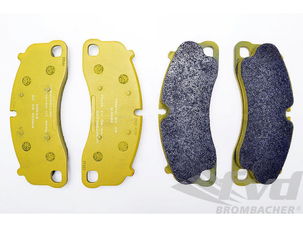 Racing Brake Pad Set - Pagid - Rsl - Yellow - Front - Steel Bra...