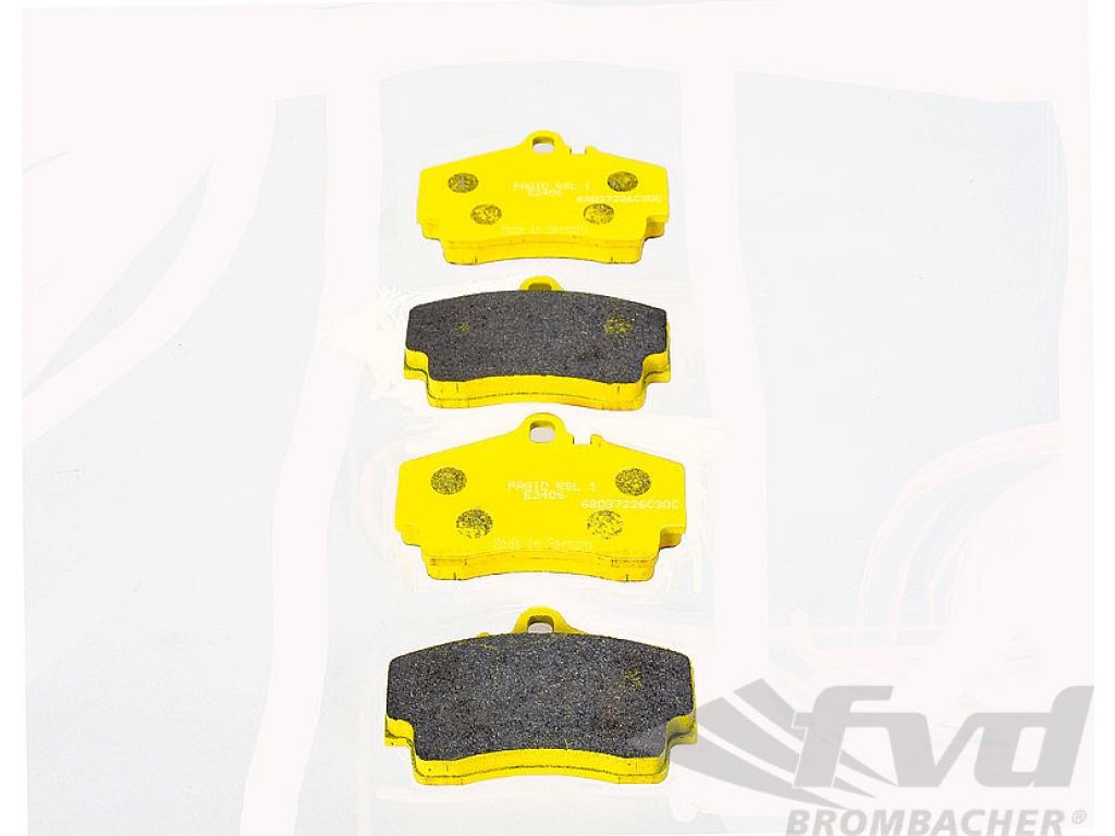 Racing Brake Pad Set - Pagid - Rsl1 - Yellow - Rear - 2406 Rsl1...