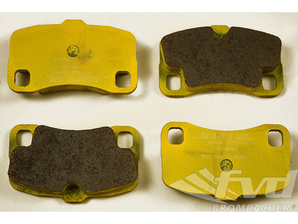 Pagid Racing Brake Pads - Yellow Rear (17,5mm)