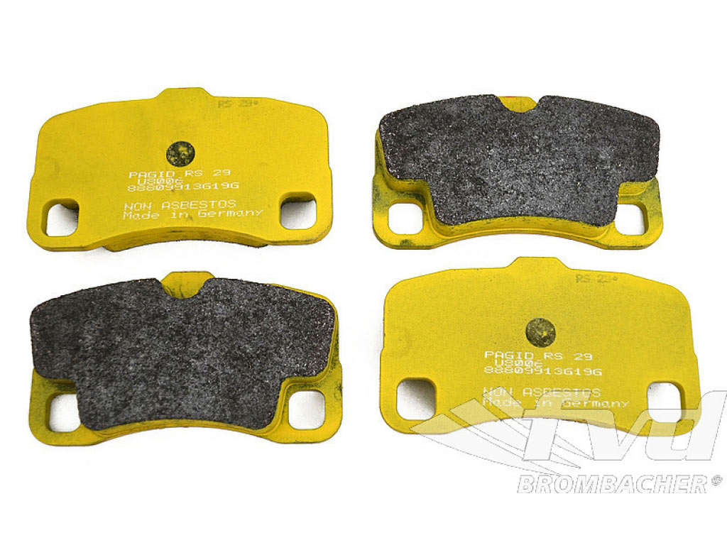 Pagid Racing Brake Pads - Yellow Rs29 Rear (19mm)