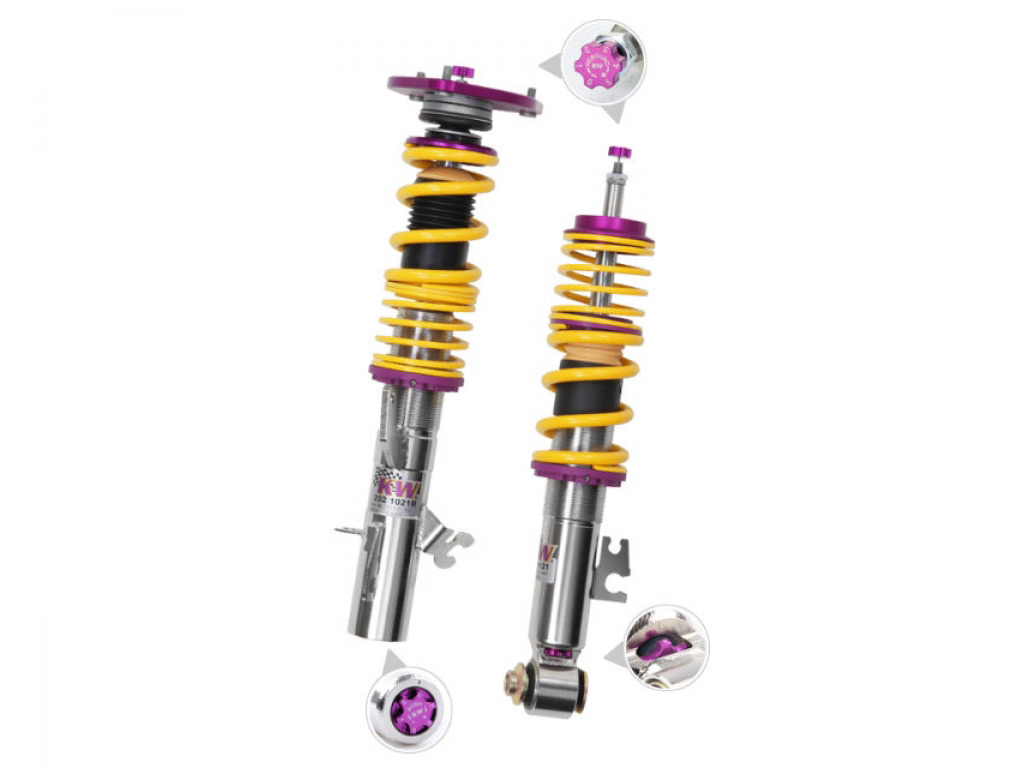 Kw Clubsport Kit 2 Way Coilovers Without Top Mounts