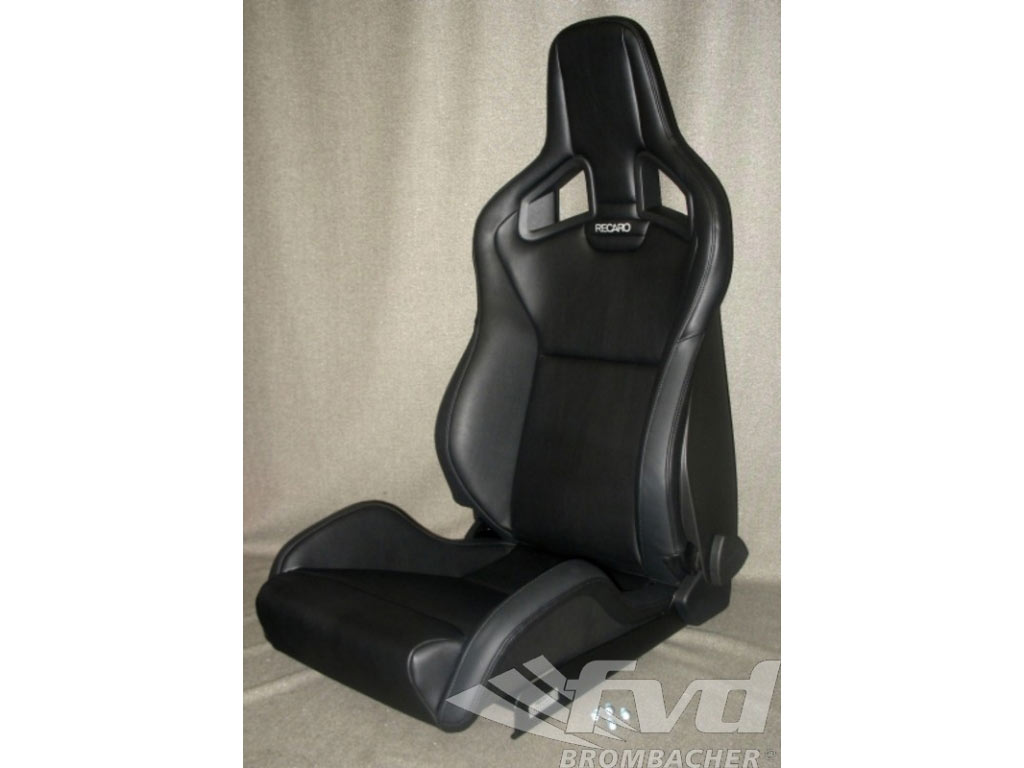 Sportster Cs Recaro Leatherette Black Driver Seat