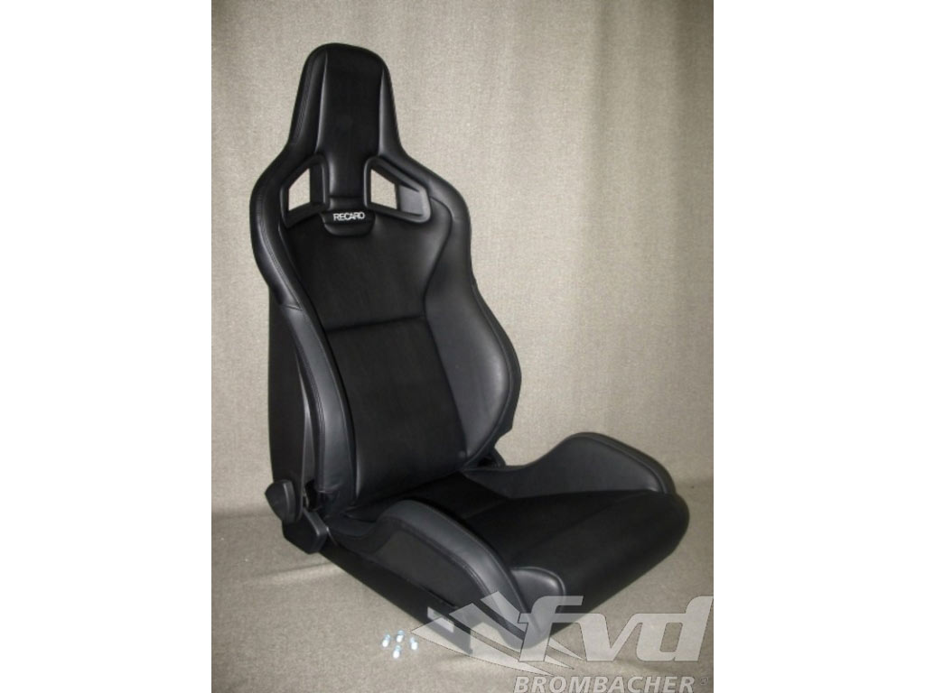Sportster Cs Recaro Leatherette Black Passenger Seat