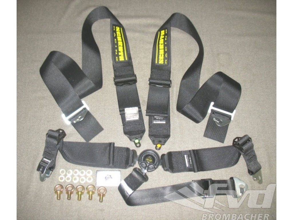 Schroth Seat Belt Profi Iii-5-p.asm Black 76mm