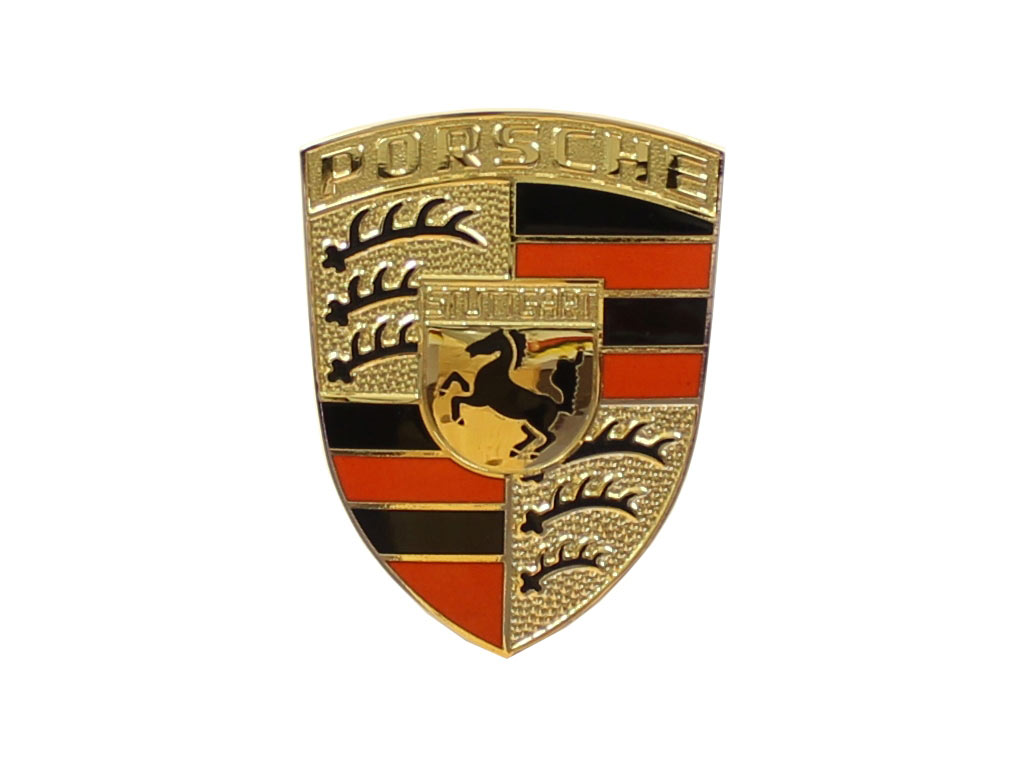 Orange Metal Hood Crest / Emblem Kit