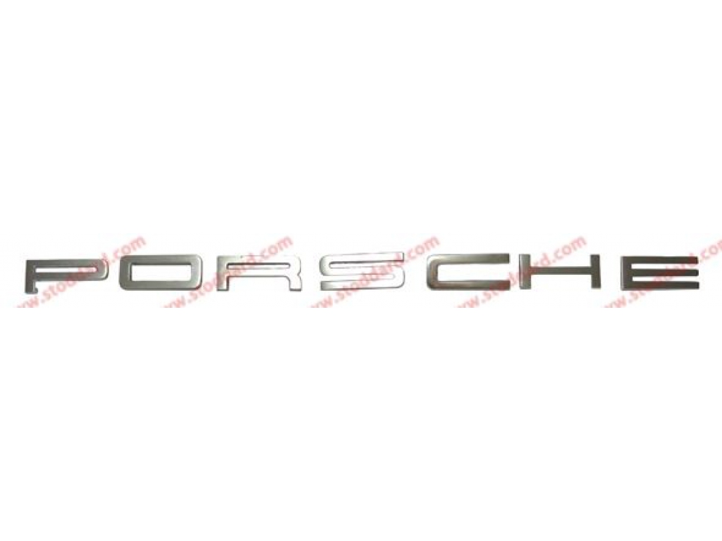 Porsche Silver Letter Set, Chrome 
