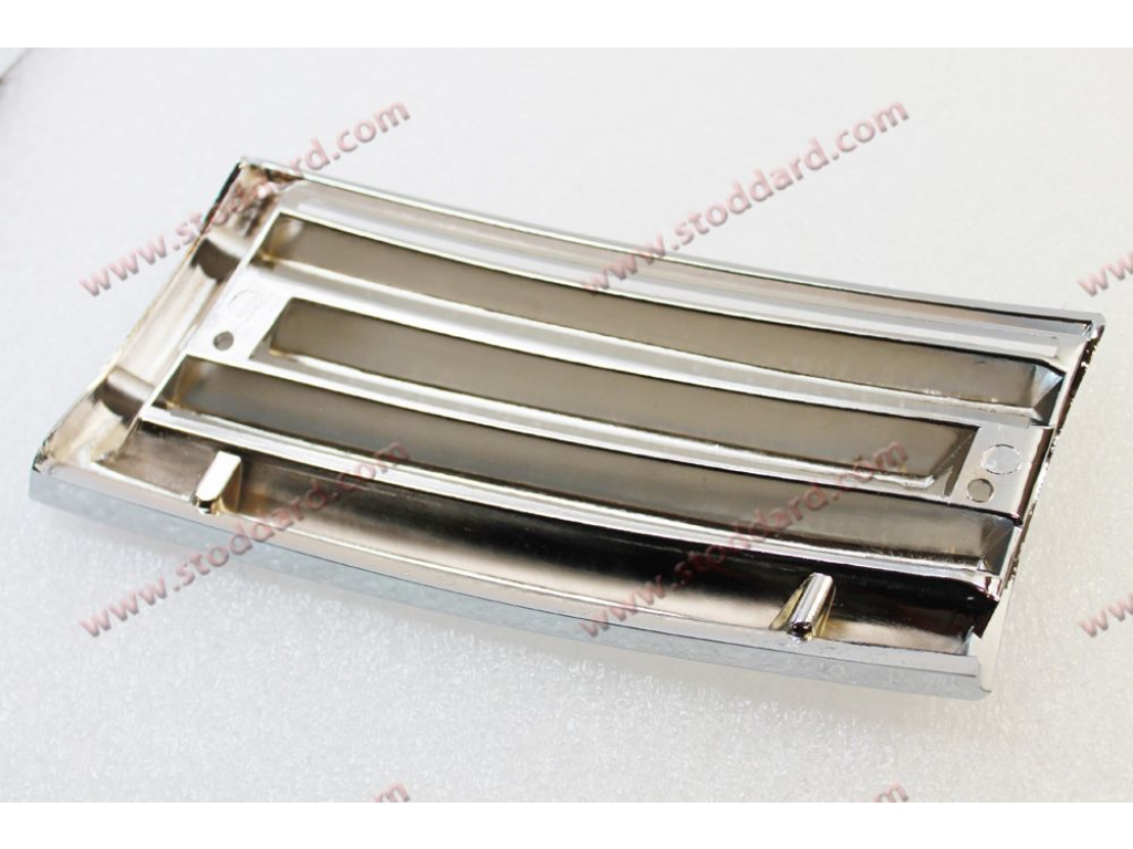 Early Horn Grille, 2-hole, Right, Chromed Alloy - Concours Qual...