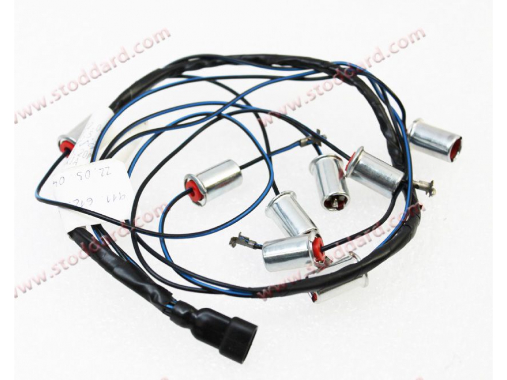 Wiring Harness For Illumination Instruments With Gauge Bulb Soc...