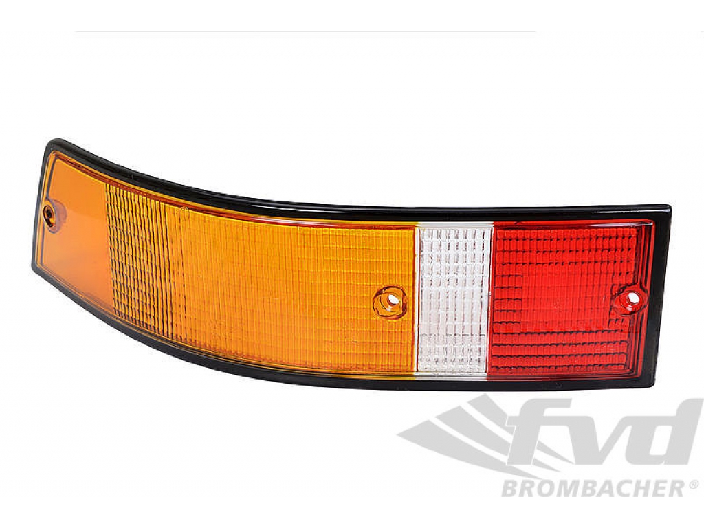 Tail Light Lens 911 / 930 / 959 1973-89 - Left - Row - Red / Am...