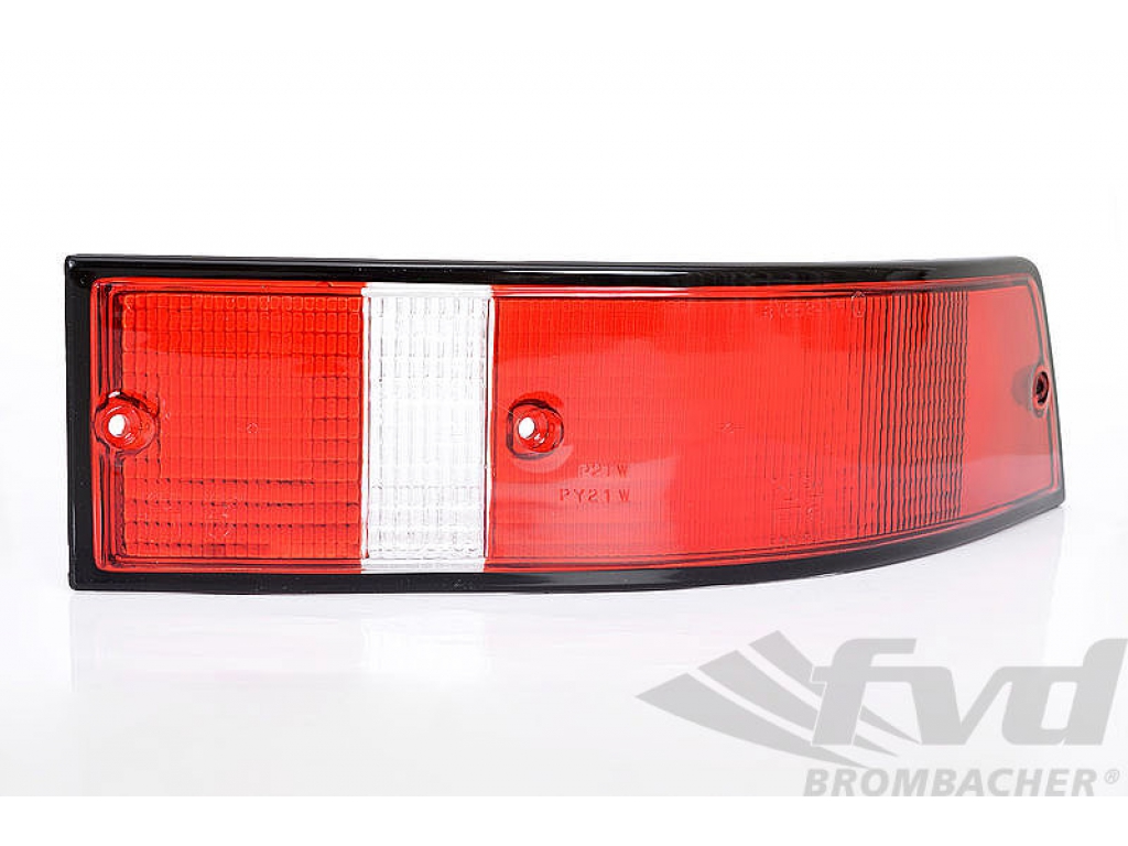 Tail Light Lens 911 / 930 1969-89 - Right - Usa - Red Lens With...
