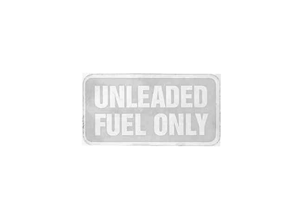 Decal-unleaded Fuel