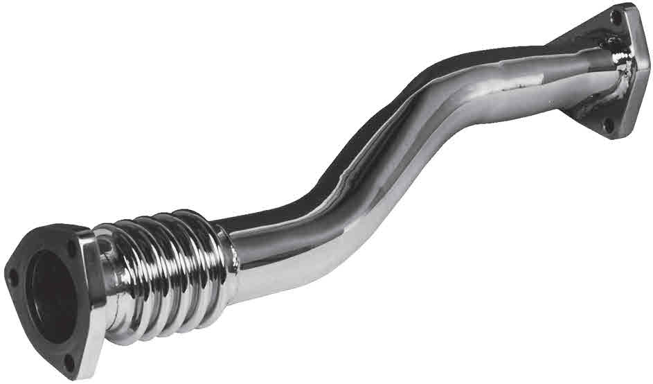 Dansk Exhaust Cross-over Pipe, Polished Stainless