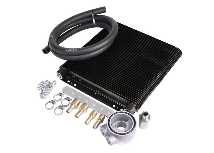 Competition 72-plate Oil Cooler With Sandwich Adaptor