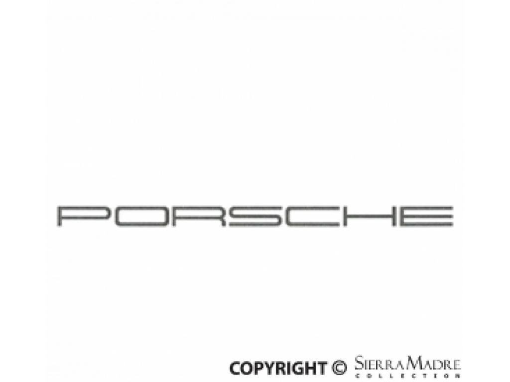 Porsche Decal - Dark Grey