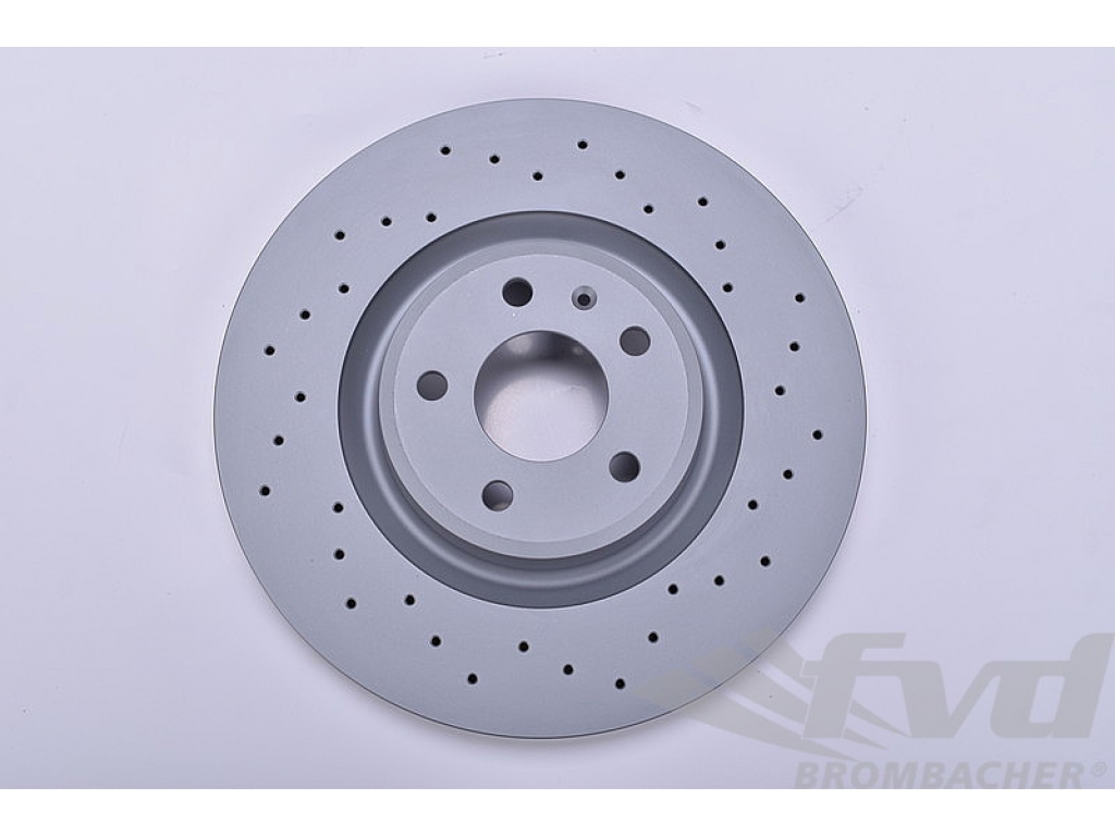 Brake Disc Drilled Sport Z Left And Right Front 18 ( 345 X 30cm )