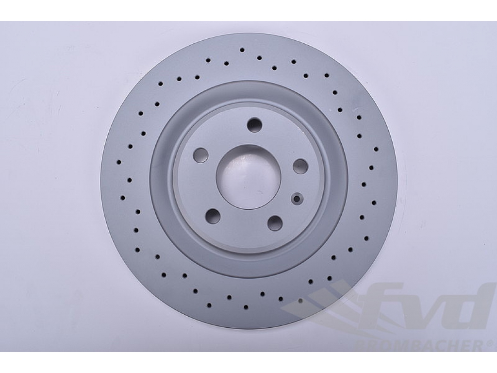 Brake Disc Drilled Sport Z Left And Right Rear 17 ( 330 X 22cm )