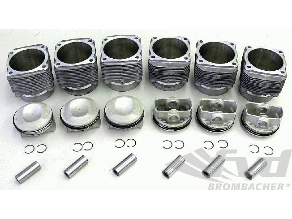 Piston And Cylinder Set 964 C2 / C4 1990+ / 644-652 Grams