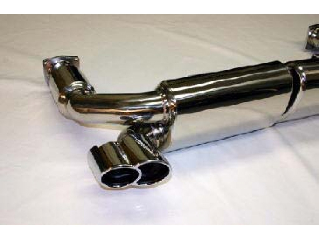 Speedtech 70mm Twin Canister Stainless Exhaust