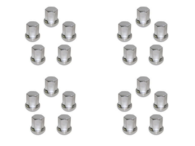 Chrome Steel Lug Nut, Set Of 20