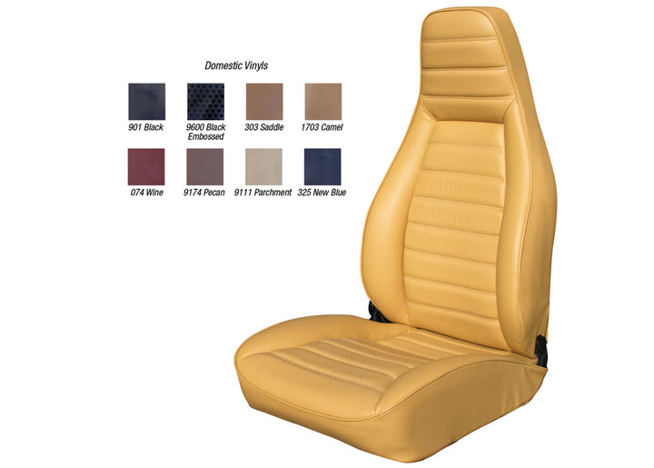 Domestic Vinyl Front Seat Cover: 911 1984-89