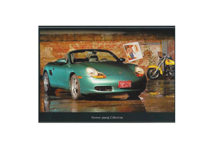 Porsche Boxster Poster (green)