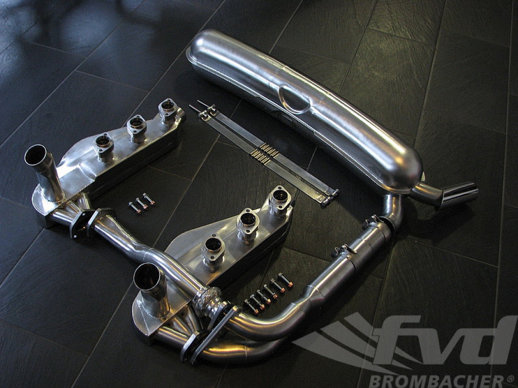 Brombacher Exhaust System 911 3.2 L 1974-89 - Sport - With Heat...