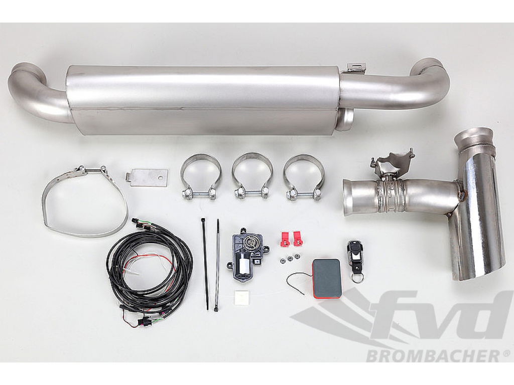 Valved Sport Muffler 964 - Brombacher Edition - Includes Tip, R...