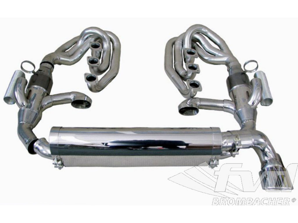Exhaust System Brombacher 964 (sound Version), Stainless Steel,...