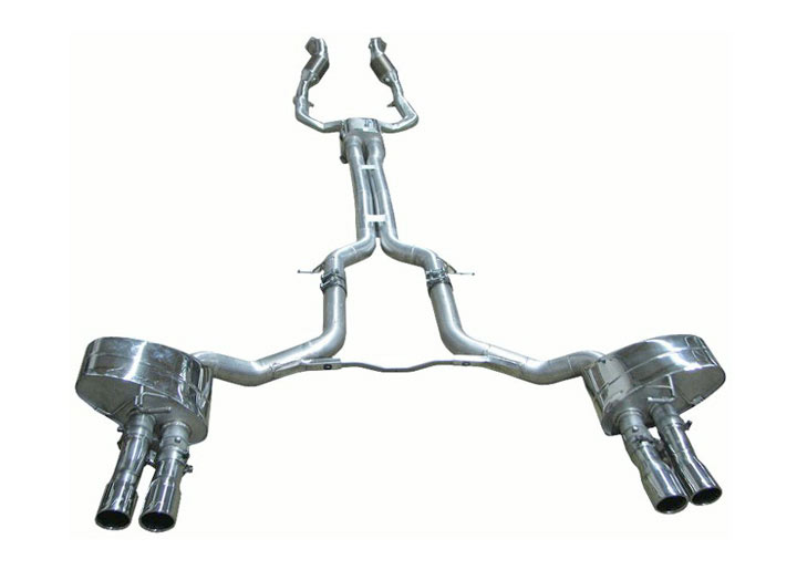 M&m Exhaust System With Valves For Panamera Turbo
