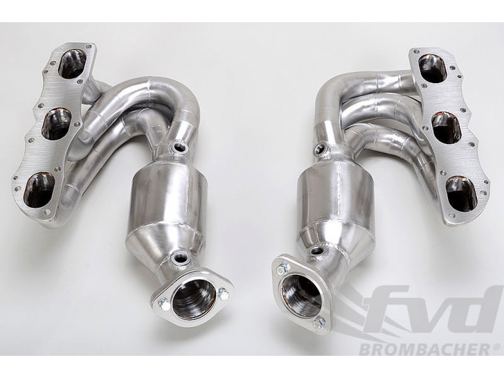 Sport Headers Set 981 Cayman / Boxster - Catalytic Bypass